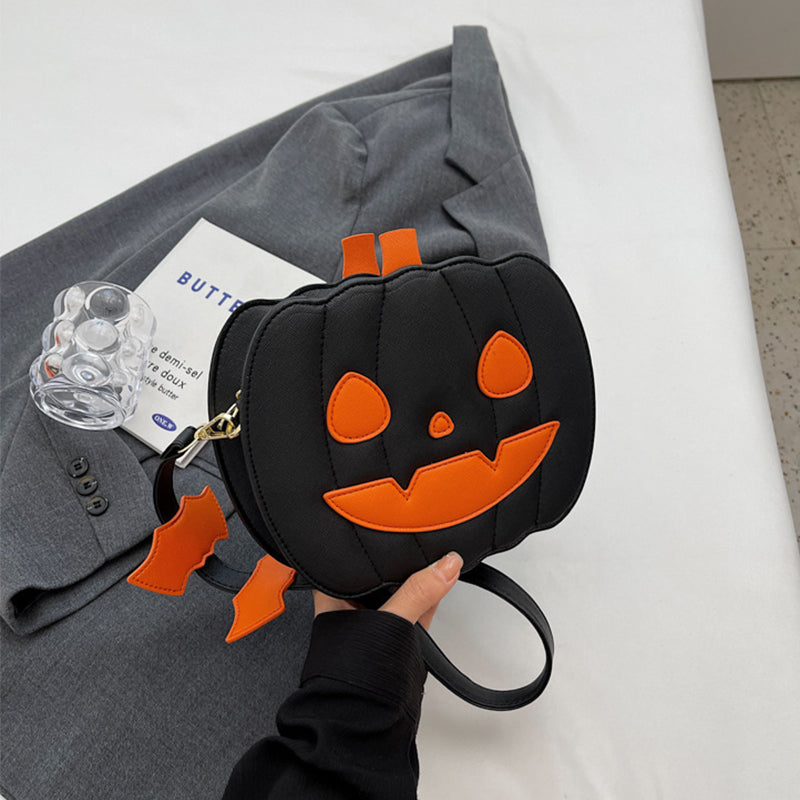 2023 Halloween Bags Funny Pumpkin Cartoon Shoulder Crossbody Bag
